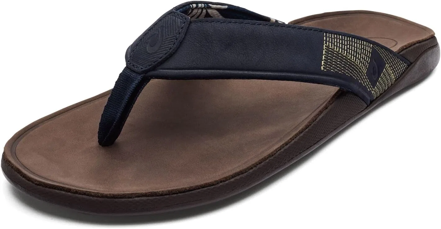 Сандалии водонепроницаемые OLUKAI Trench Blue/Dk Wood