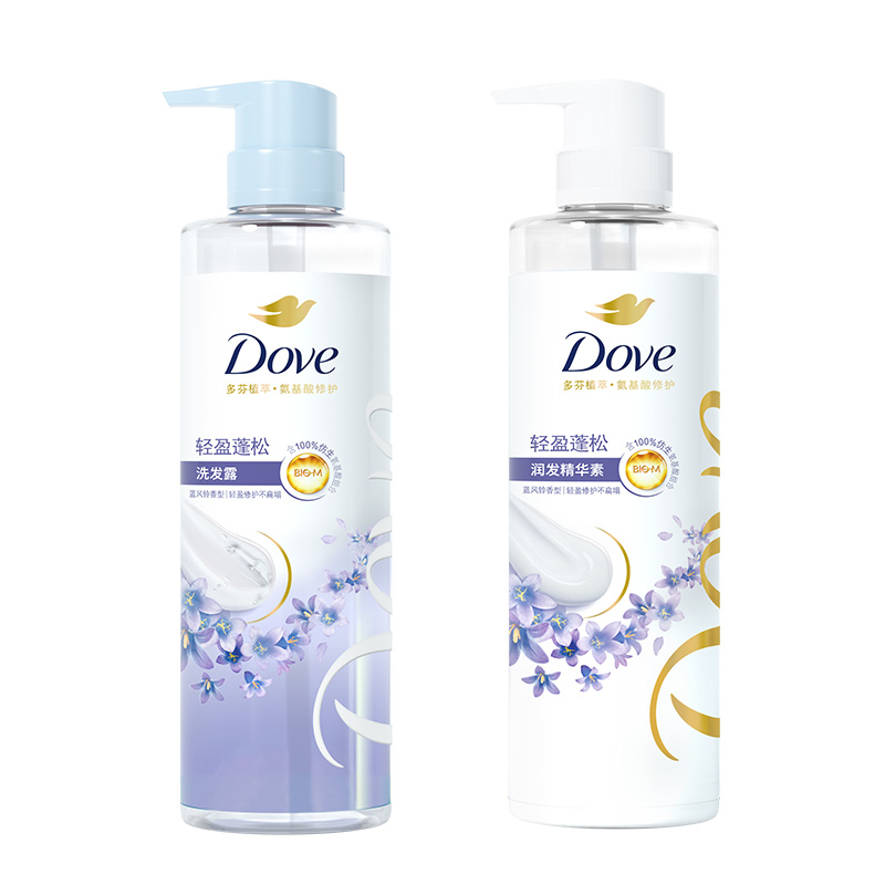 Набор Dove: шампунь «Цветы вишни» 470 мл + гель для душа «Цветы вишни» 730 г — фото 3
