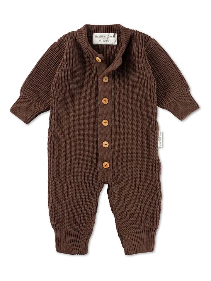 Комбинезон трикотажный, Hofbrucker, коричневый
