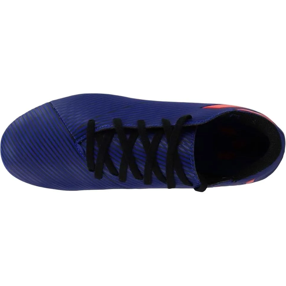 Adidas Детские футбольные бутсы NEMEZIZ 19.4 Low top сине-красные — фото 4
