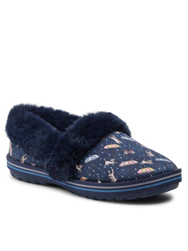 Домашние тапочки BOBS Movie Night Skechers, темно-синий — фото 2