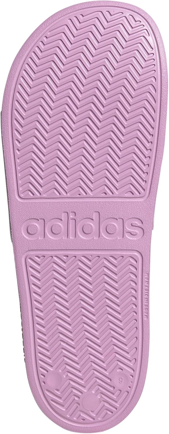 Сланцы для душа adidas Adilette для взрослых унисекс, белый/розовый/сиреневый — фото 2