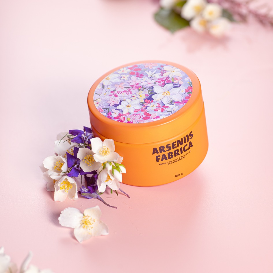 Крем для тела neroli ultra-light body yoghurt Arsenijs Fabrica, вес 180 гр. — фото 2