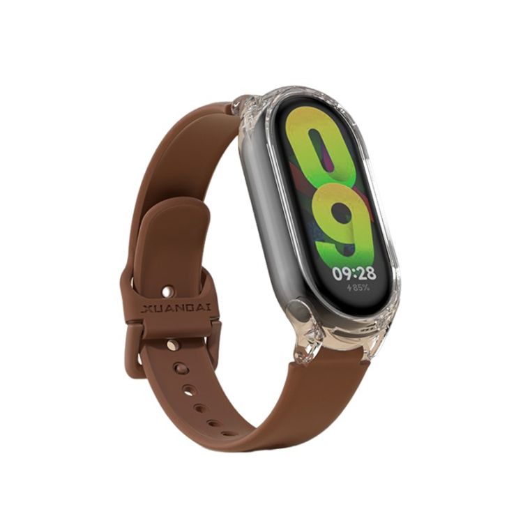 

IBOANN Часы Strap Xiaomi Compatibility Silicone Material, Brown