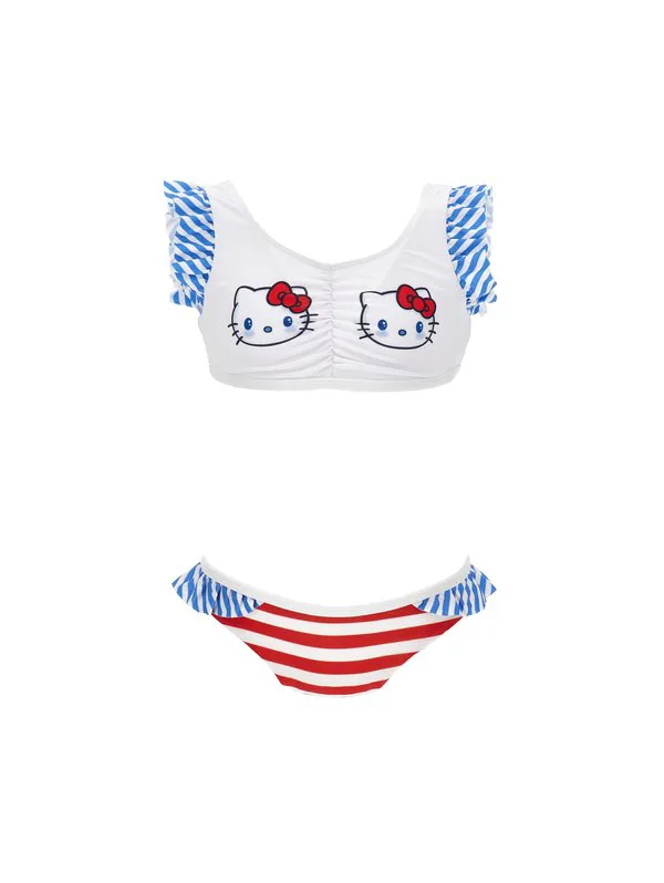 Бикини hello kitty Monnalisa, Rosso/Bianco
