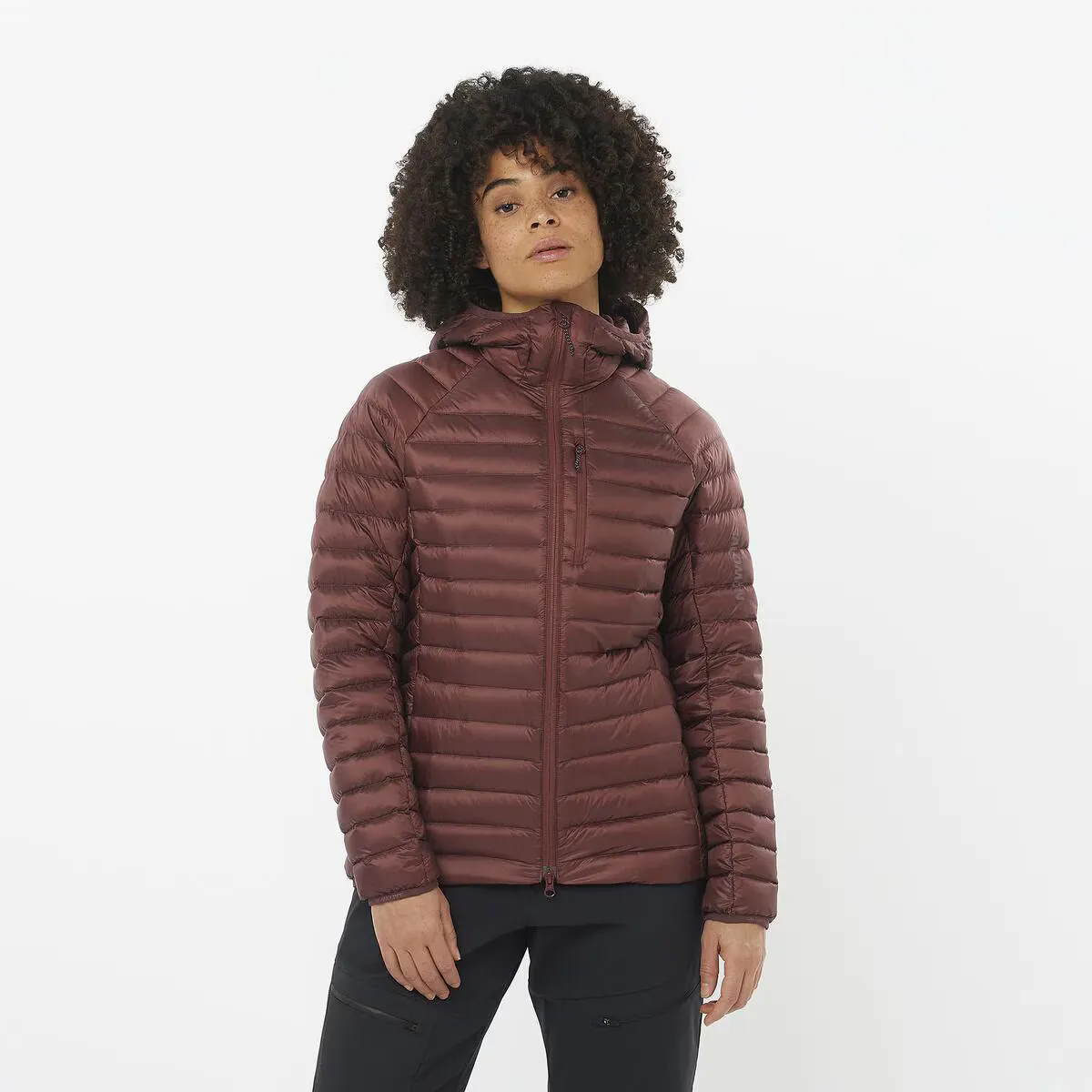 

Женская куртка Salomon Elixir Micro Down, коричневый