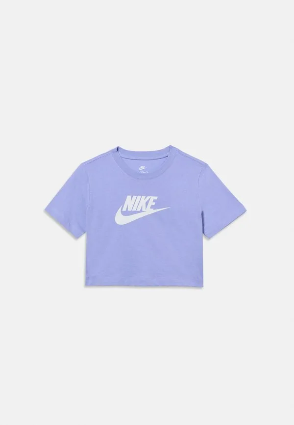 Укороченная футболка с принтом «футура» Nike Sportswear, Light Thistle — фото 3