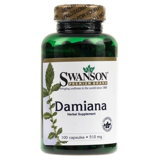 

Swanson, Дамиана, 510 мг, 100 капсул