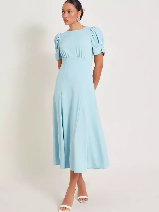 

Платье Monsoon Belle Bow, цвет pale blue