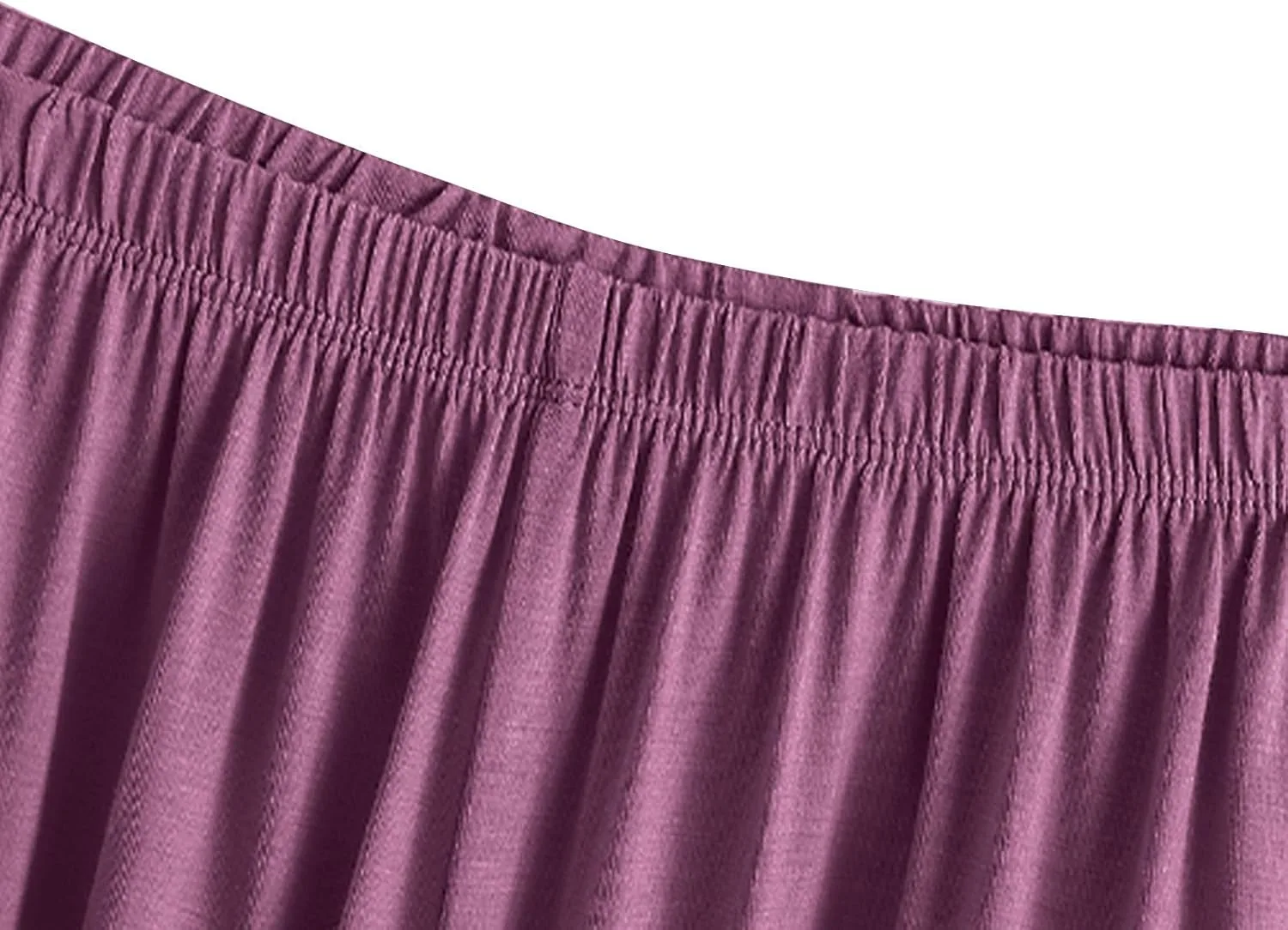 Женские пижамные шорты Plus Size с эластичной талией — фото 4