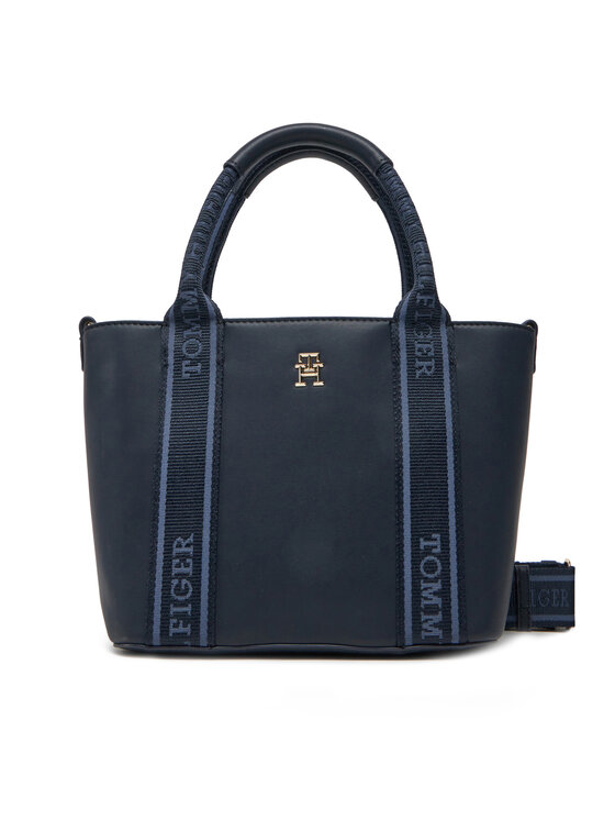 

Сумочка Th Logotape Mini Tote AW0AW17201 Tommy Hilfiger, синий