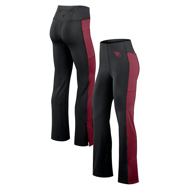 

Женские черные леггинсы Arizona Cardinals Studio Fitted Flared Fanatics