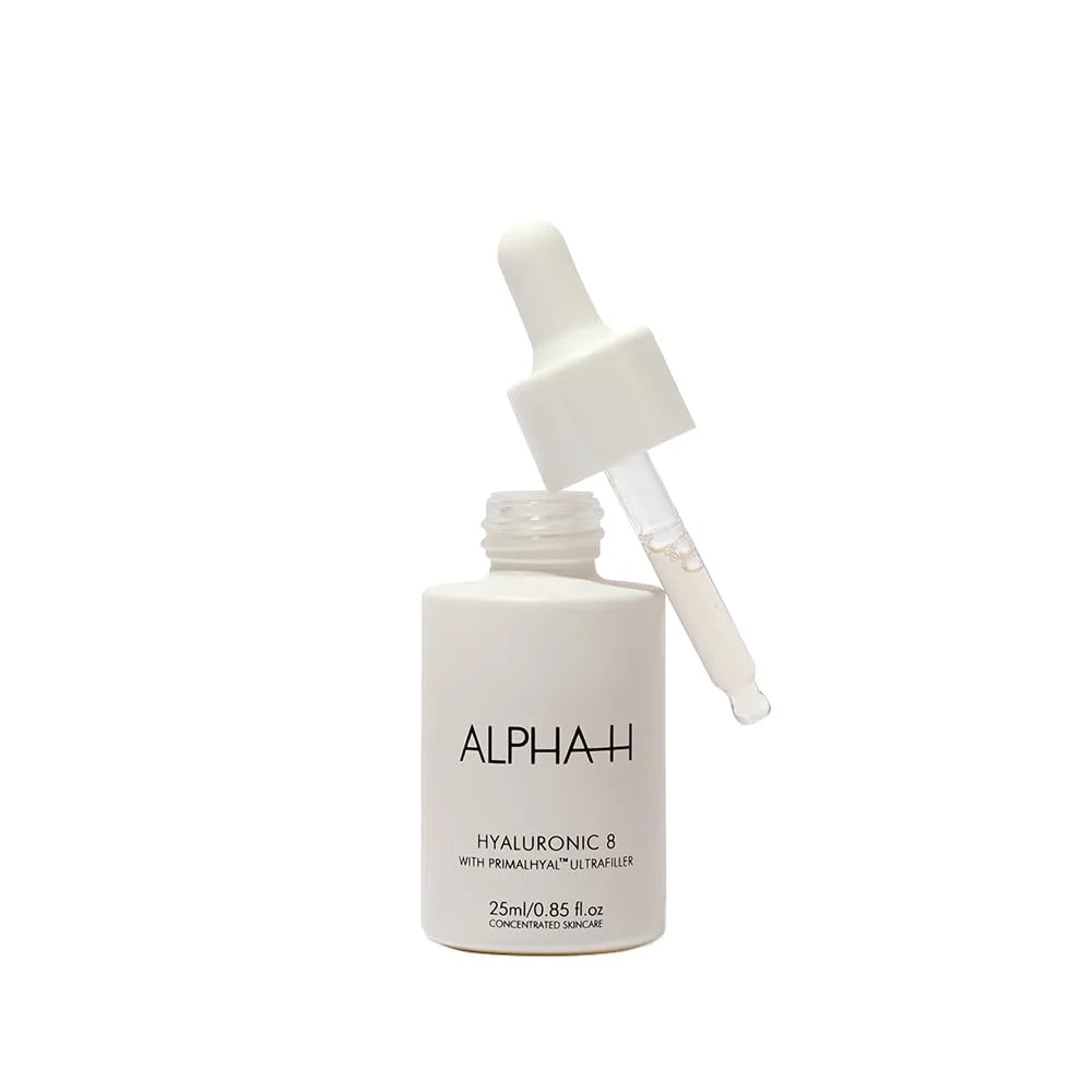 Сыворотка Alpha-H — Hyaluronic 8 Super Serum для лица - уменьшает видимость морщин, увлажняет и подтягивает, 25 мл