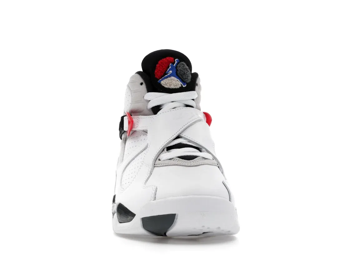 Детские кроссовки Lifestyle Jordan 8 Retro, White/Black/True Red — фото 2