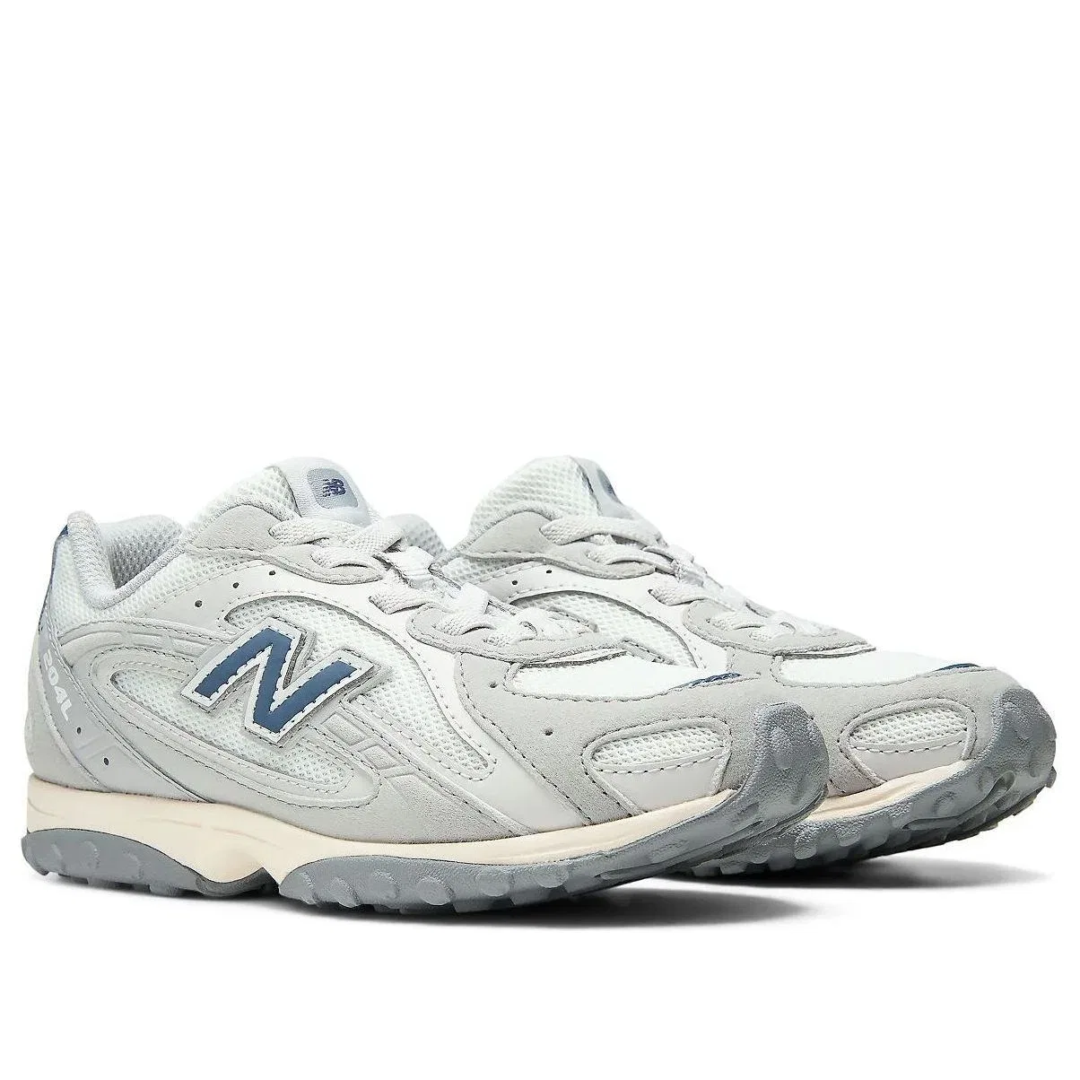 Детские кроссовки с шнуровкой New Balance 204L, серый — фото 4