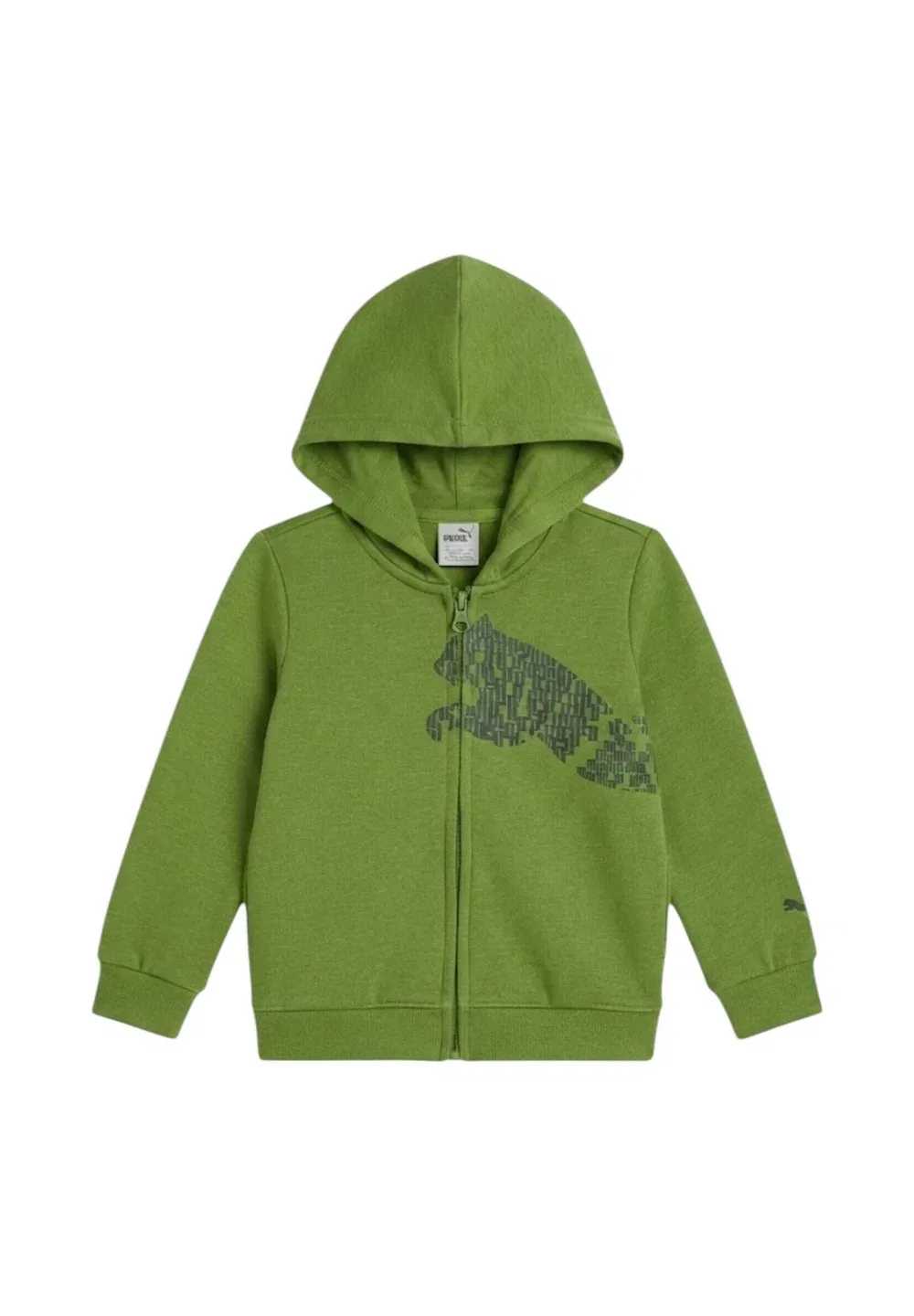 Felpa zip ess grap полная молния ho col 68 - толстовка на молнии Puma, Green — фото 2