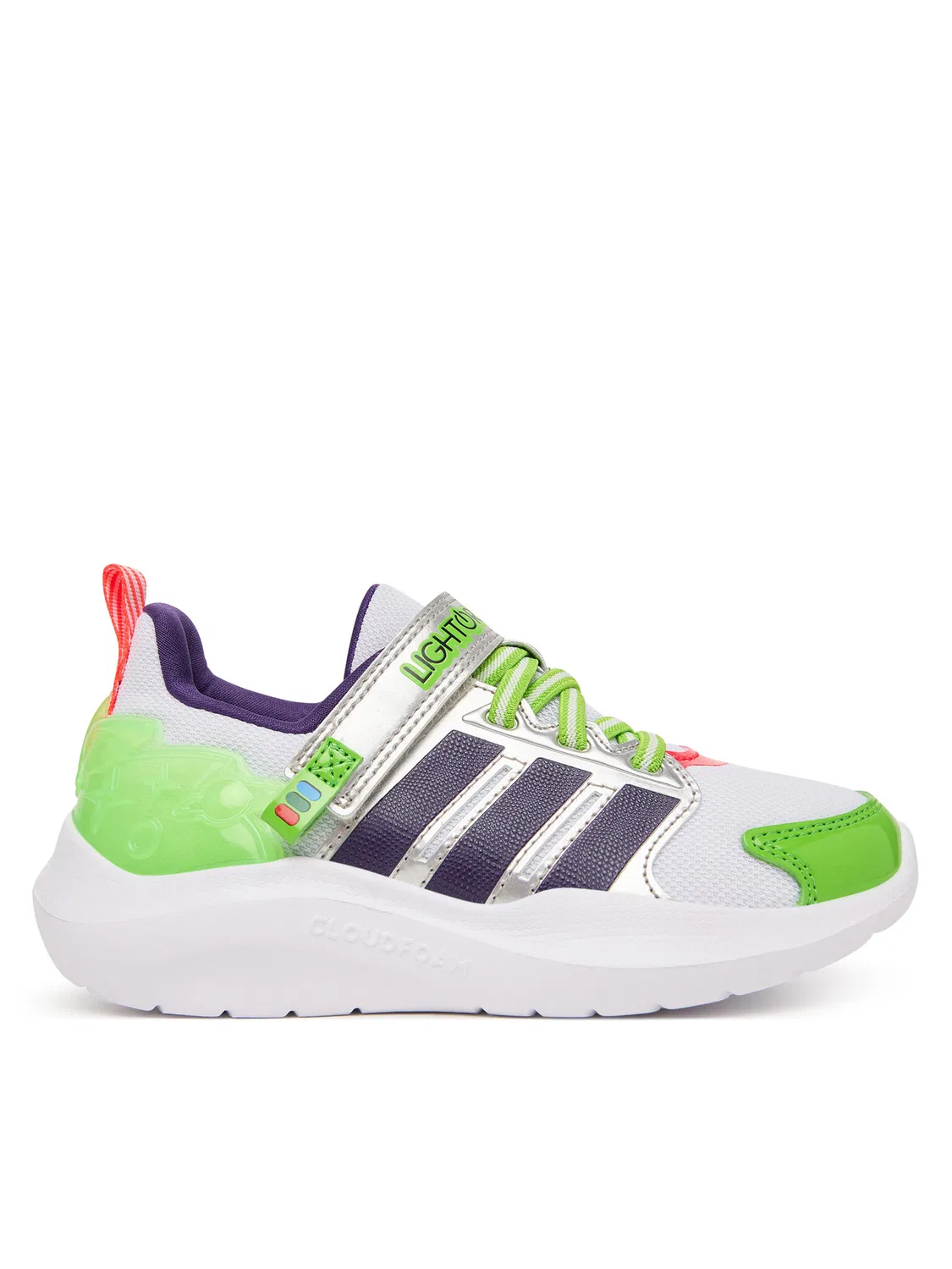 Кроссовки для мальчика Pixar Toy Story Lightorama Runner Shoes Children Adidas, разноцветный