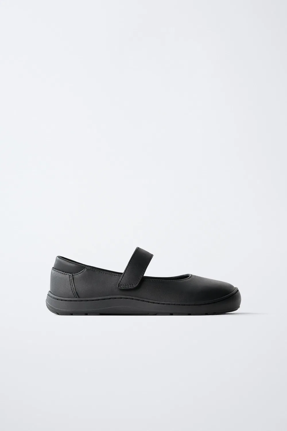 Балетки для школы с эффектом босой ноги ZARA, Black