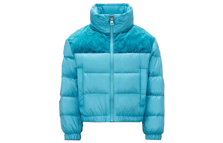 Детская пуховая куртка, стойка, Moncler, Blue