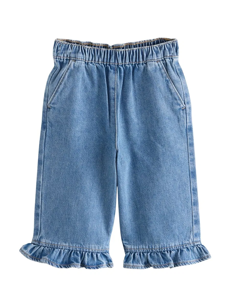 Джинсы Next Wide leg Jeans синего цвета