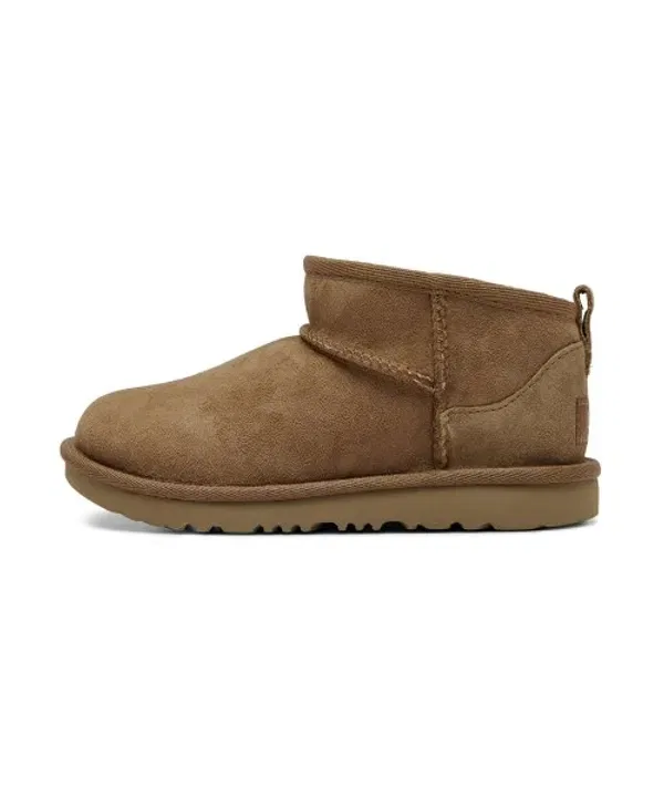 Ботинки мини из замши и кожи, Classic Ultra Mini, Ugg Kids, каштановый