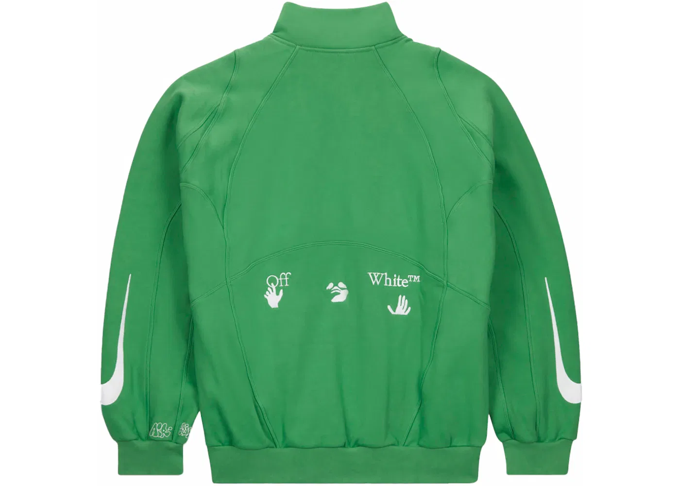 Мужская куртка Nike x Off-White Track Jacket (Asia Sizing), Green — фото 2