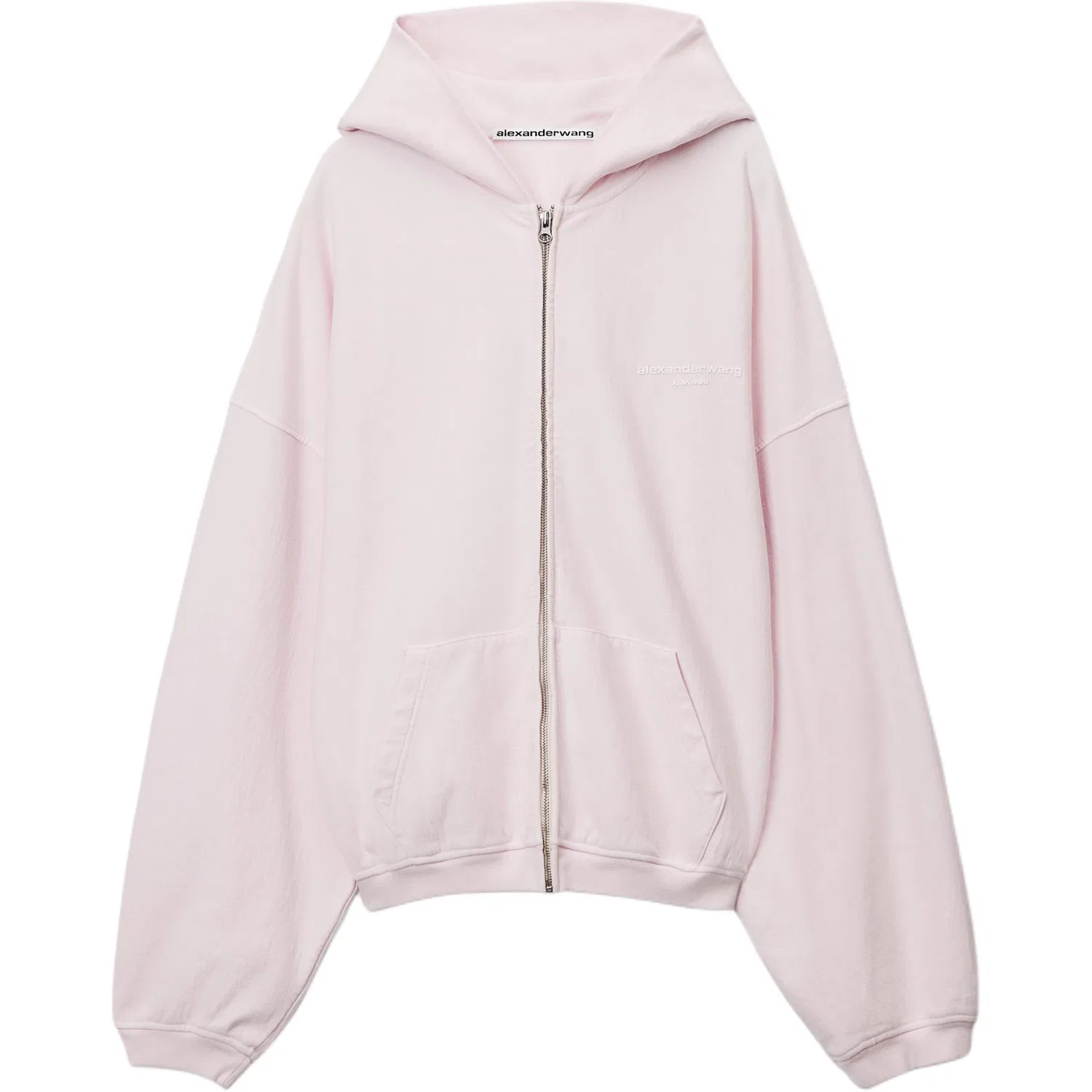 Женский худи с капюшоном Washed Light Pink Alexander Wang