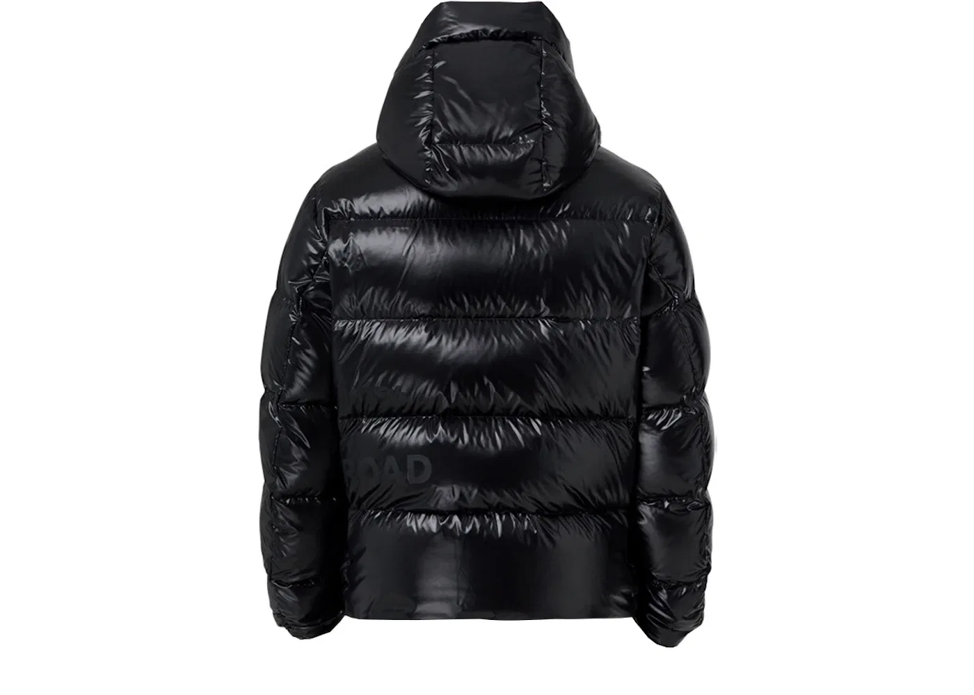 Мужская куртка-пуховик с капюшоном и принтом Horseferry Burberry, Black — фото 2