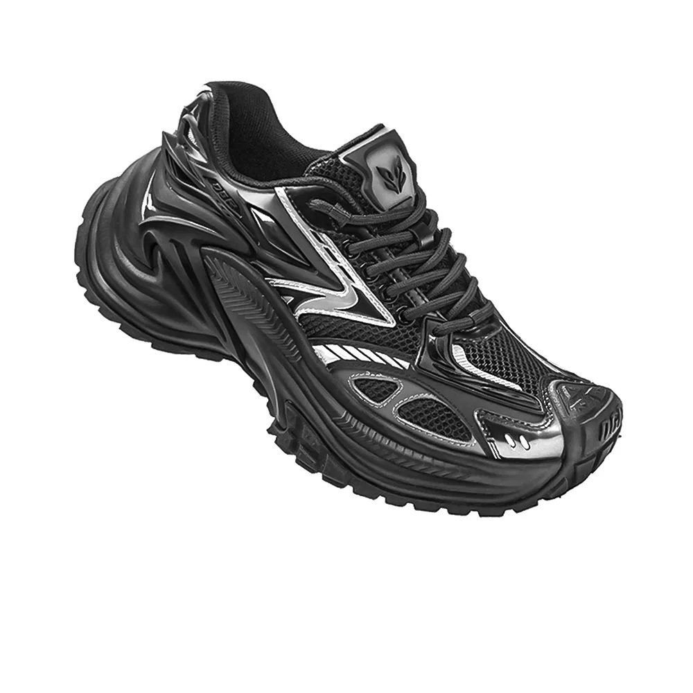 Детские кроссовки на толстой подошве Cobra RE Black Mamba Low top Chunky Sneakers Unisex OGR, Black — фото 4
