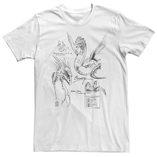 

Футболка Big & Tall Fantastic Beasts - Grindelwald Occamy Study Sketch Licensed Character