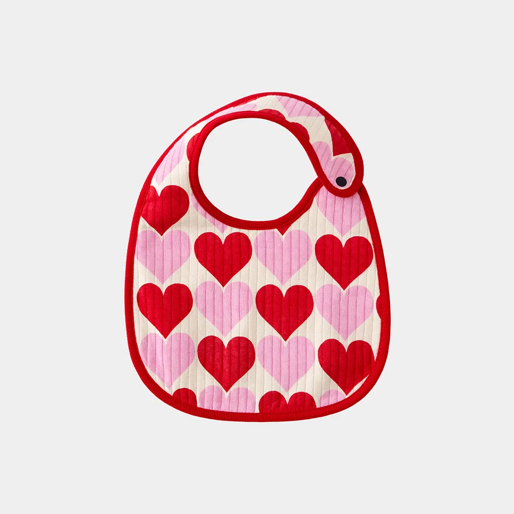 Детский нагрудник Echond Heart, розовый