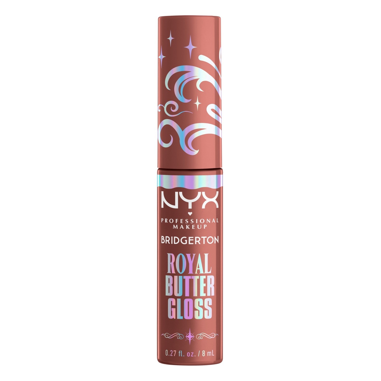 

Блеск для губ bridgerton royal butter gloss Nyx Professional Makeup, praline, объем 8 мл.