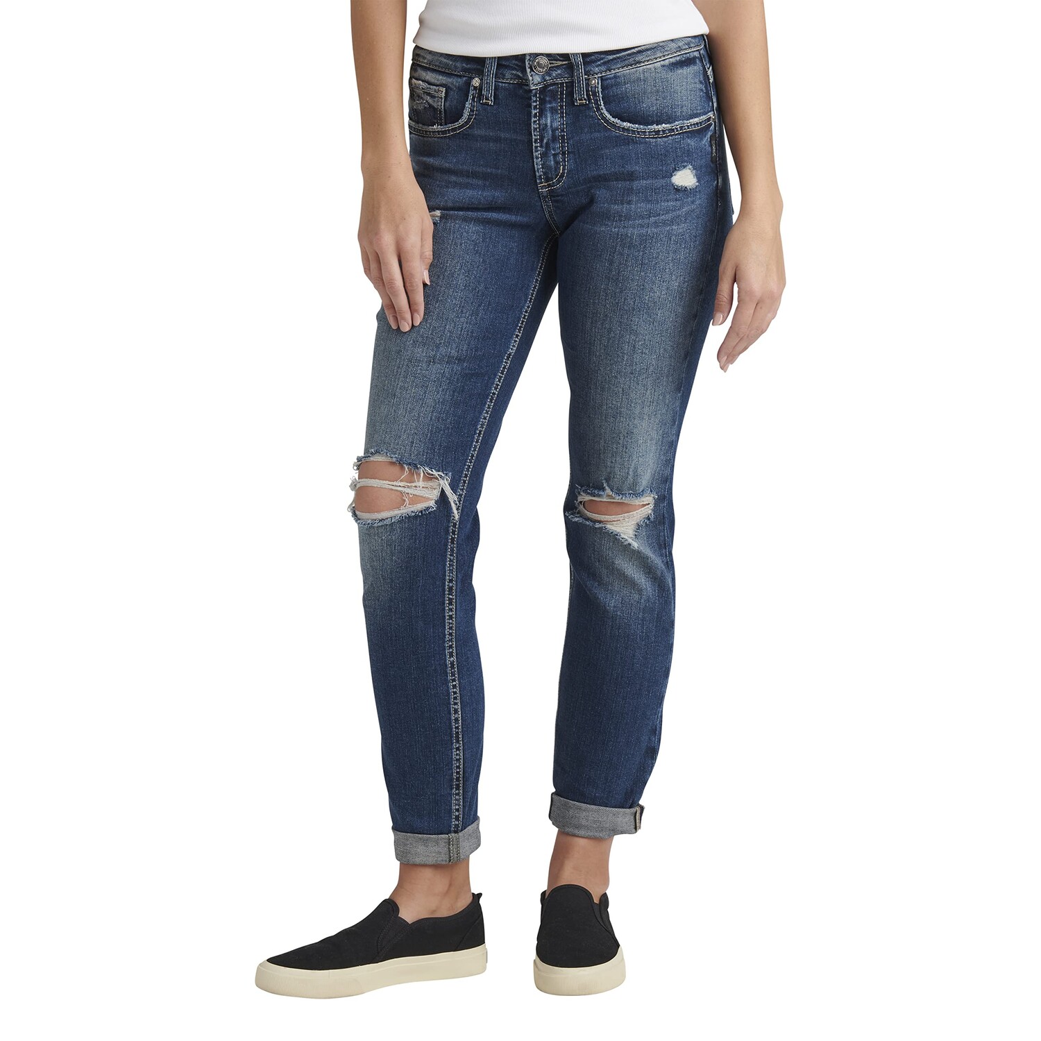 

Джинсы Silver Jeans Co., Boyfriend Mid-Rise Slim Leg Jeans L27101EKC361