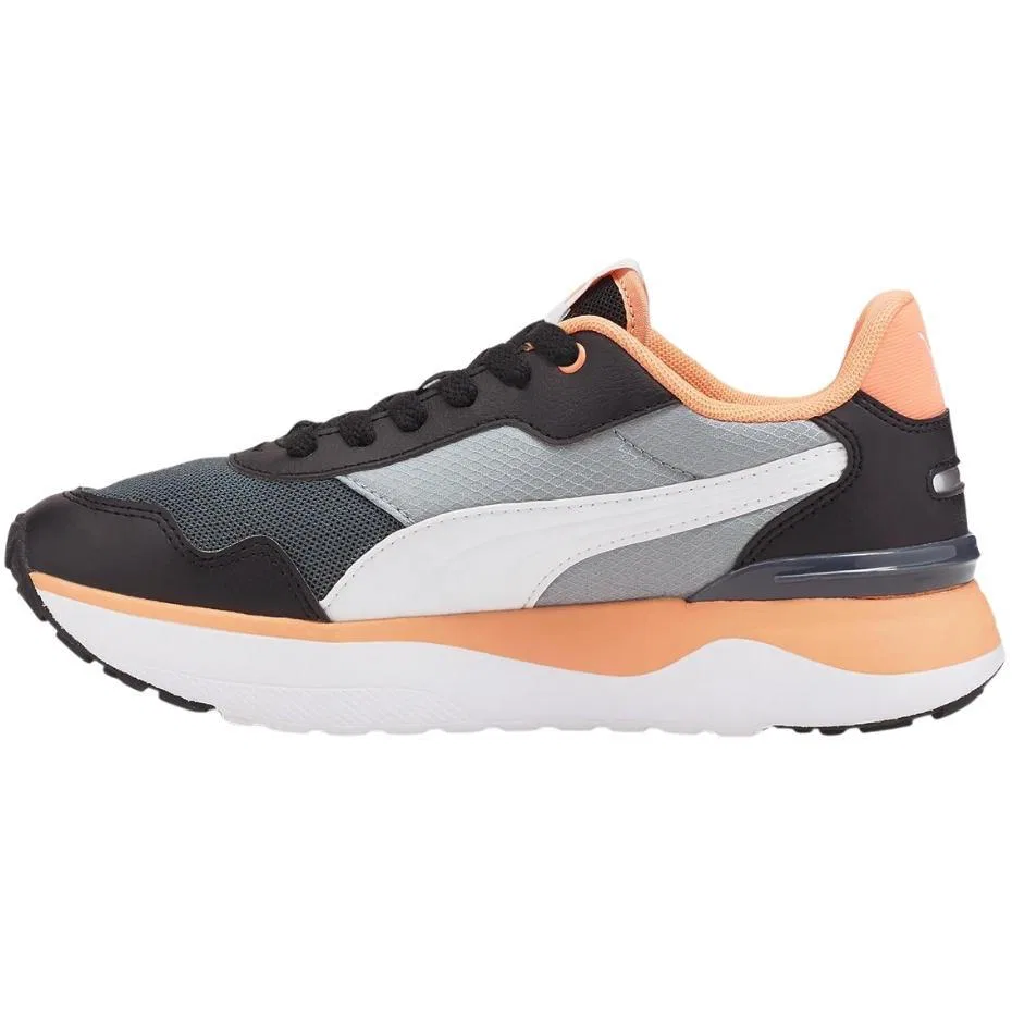 Детские кроссовки с ретро-футуристическим дизайном Puma R78 Voyage, Grau — фото 3