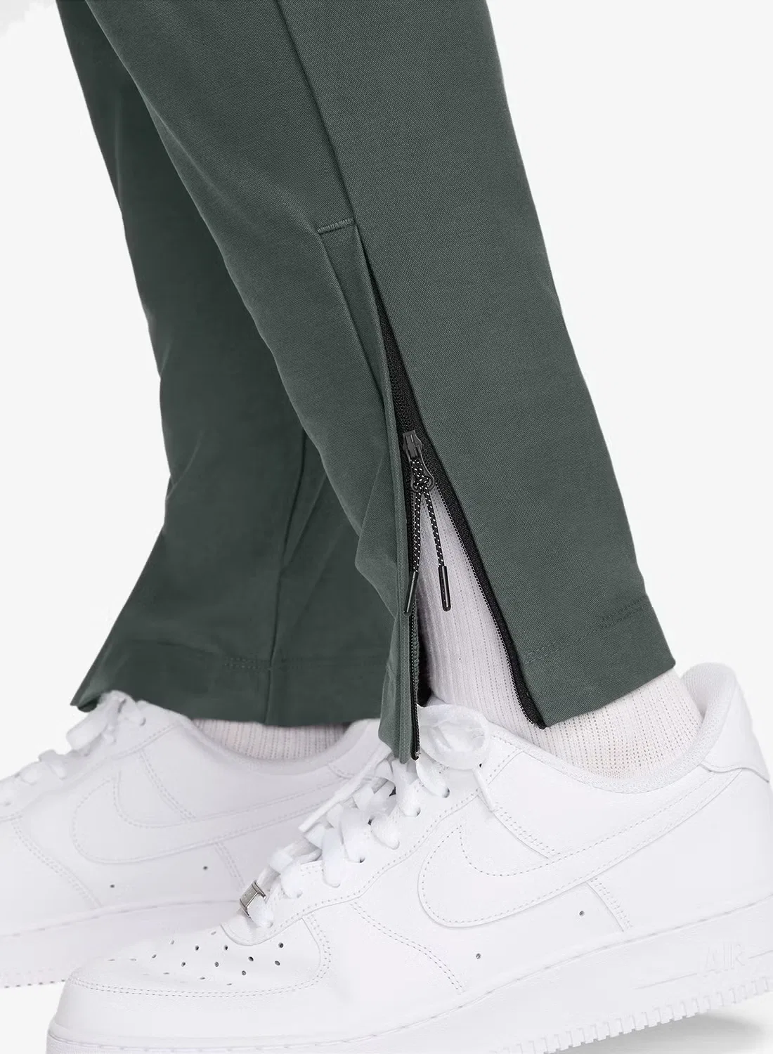 Брюки с эластичным поясом Tech Knit Nike, зеленый — фото 3