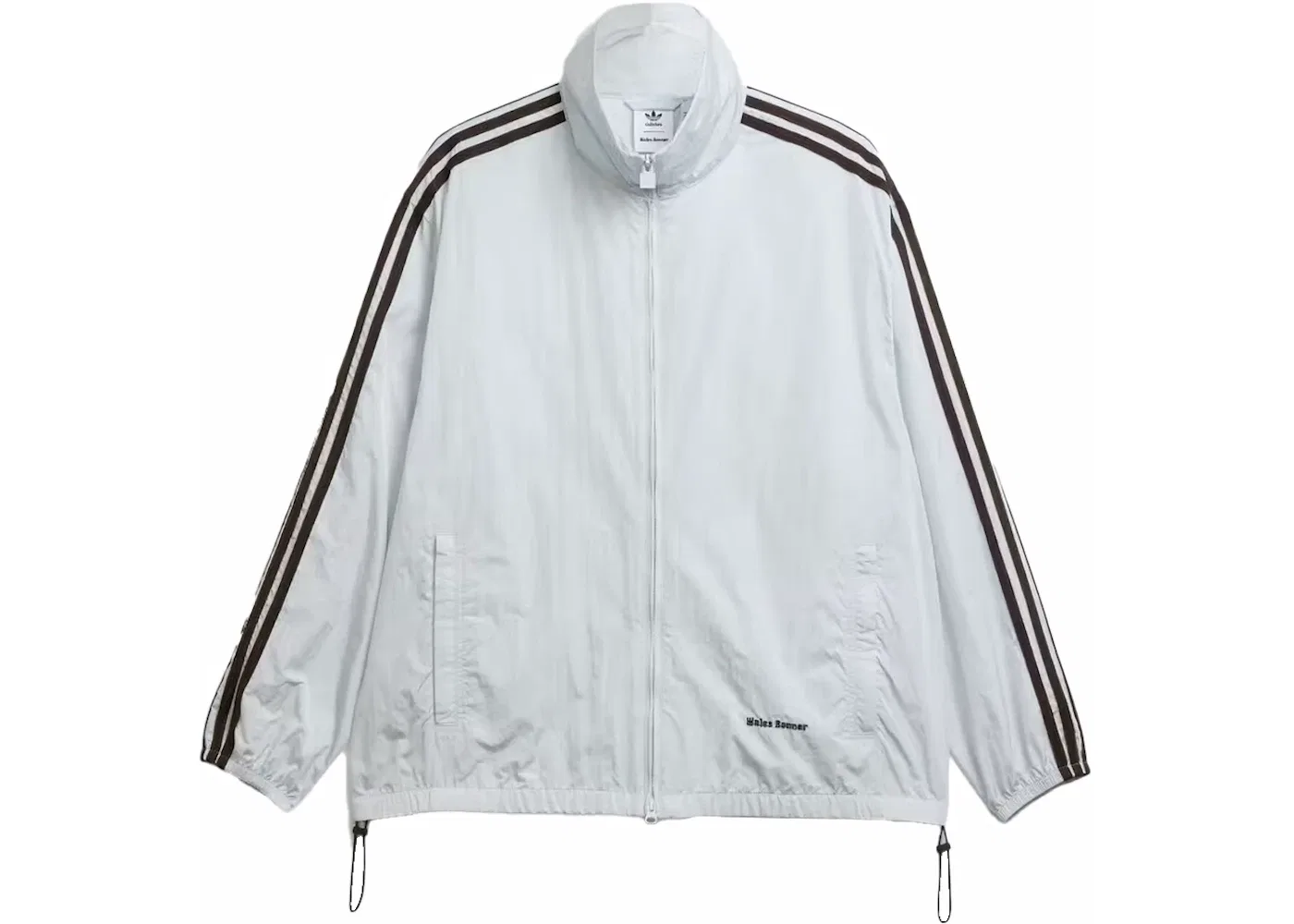 Мужская куртка с принтом Adidas x Wales Bonner Statement Nylon Track Top, Blue Tint
