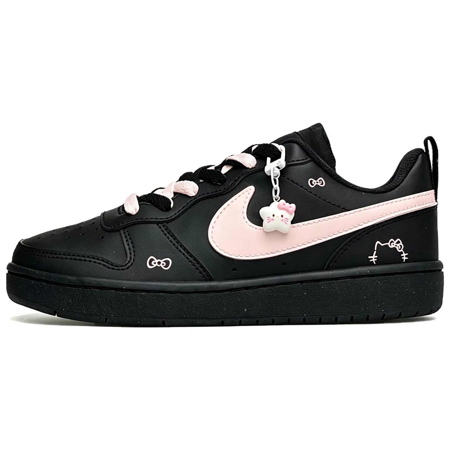 Детские скейтбординг-кроссовки Court Borough 2, Nike, Pink — фото 3