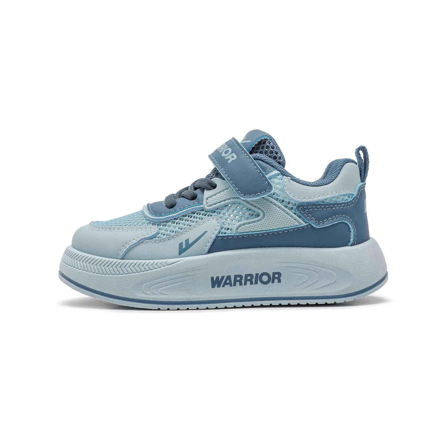 Детские дышащие кеды с защитой от скольжения Light Blue WARRIOR