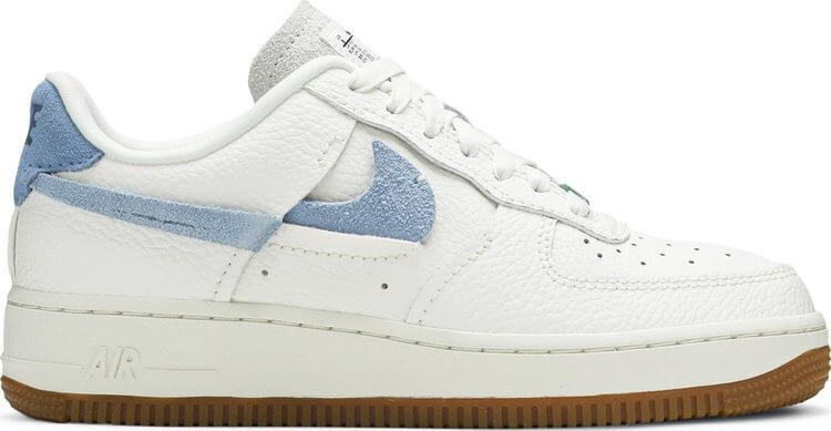 Кроссовки Nike Wmns Air Force 1 07 LXX Vandalized, белый/голубой (Размер 34,5 RU)