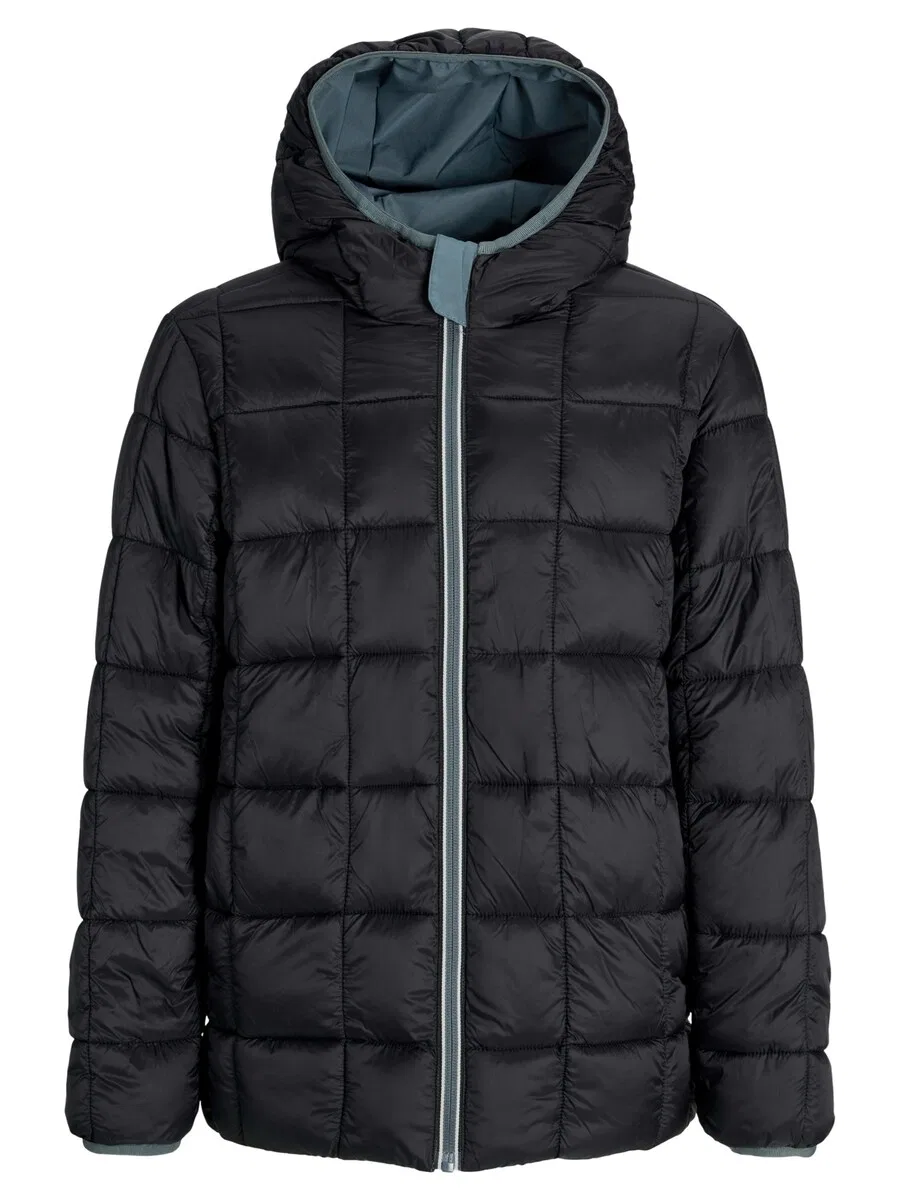 Детская межсезонная куртка 'Norrebro' серого цвета Jack & Jones Junior — фото 2
