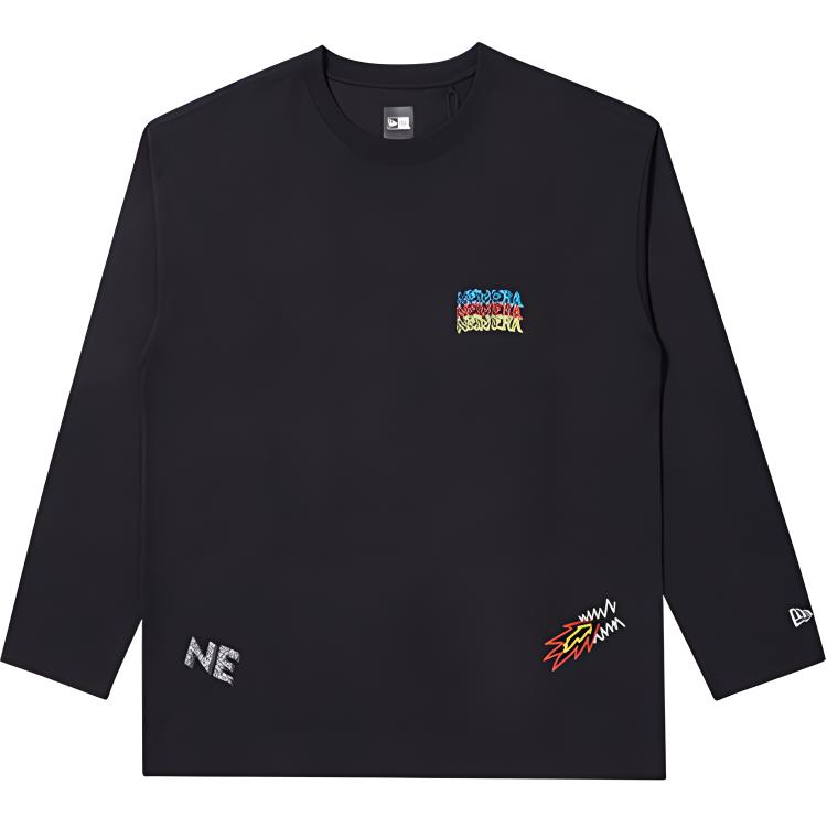 

New Era Футболка унисекс черная, Черный, New Era Футболка унисекс черная