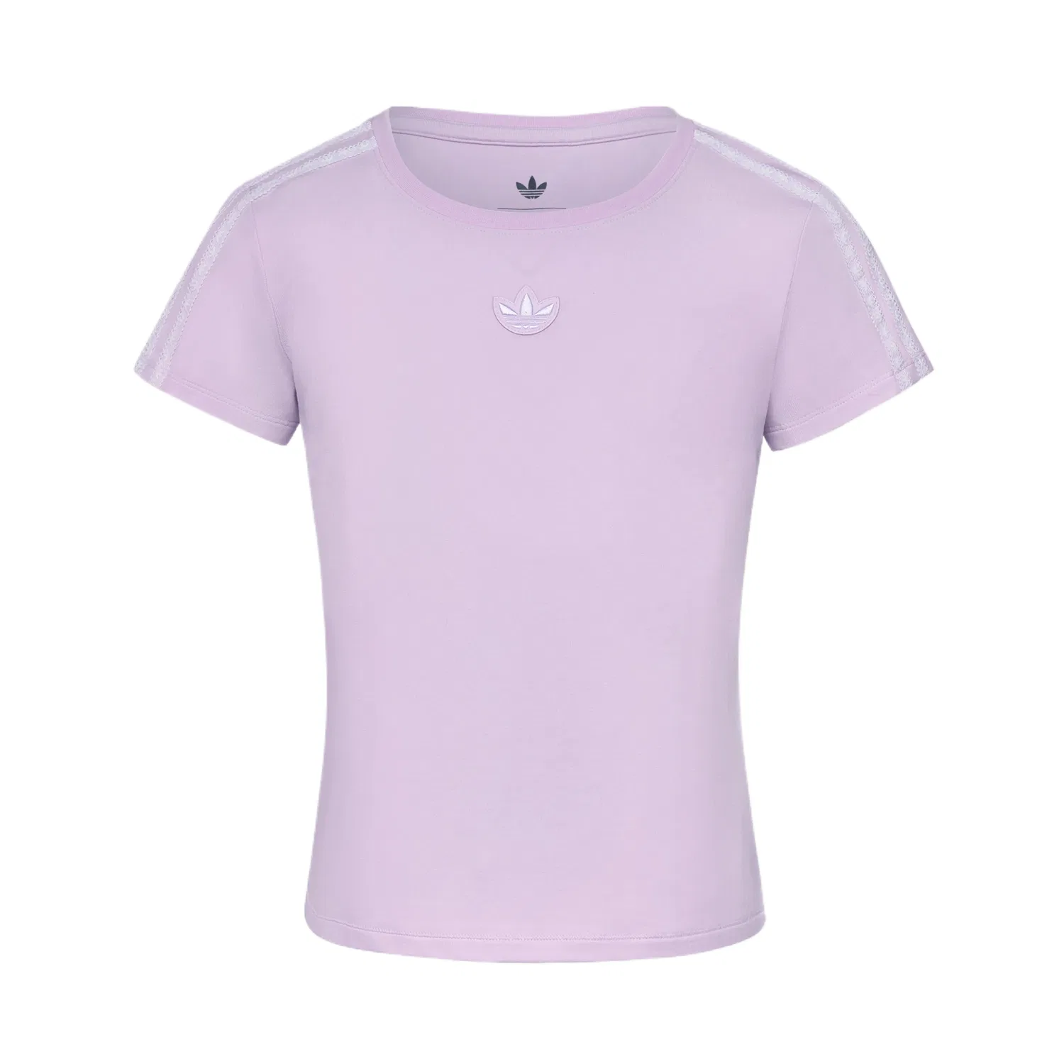 Футболка с круглым вырезом Adidas Originals, Ice Light Purple/White