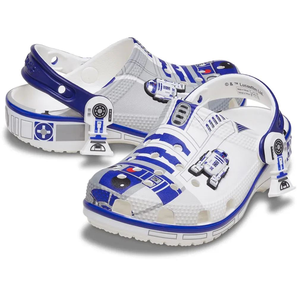 Сабо Star Wars R2D2 Crocs, белый — фото 2
