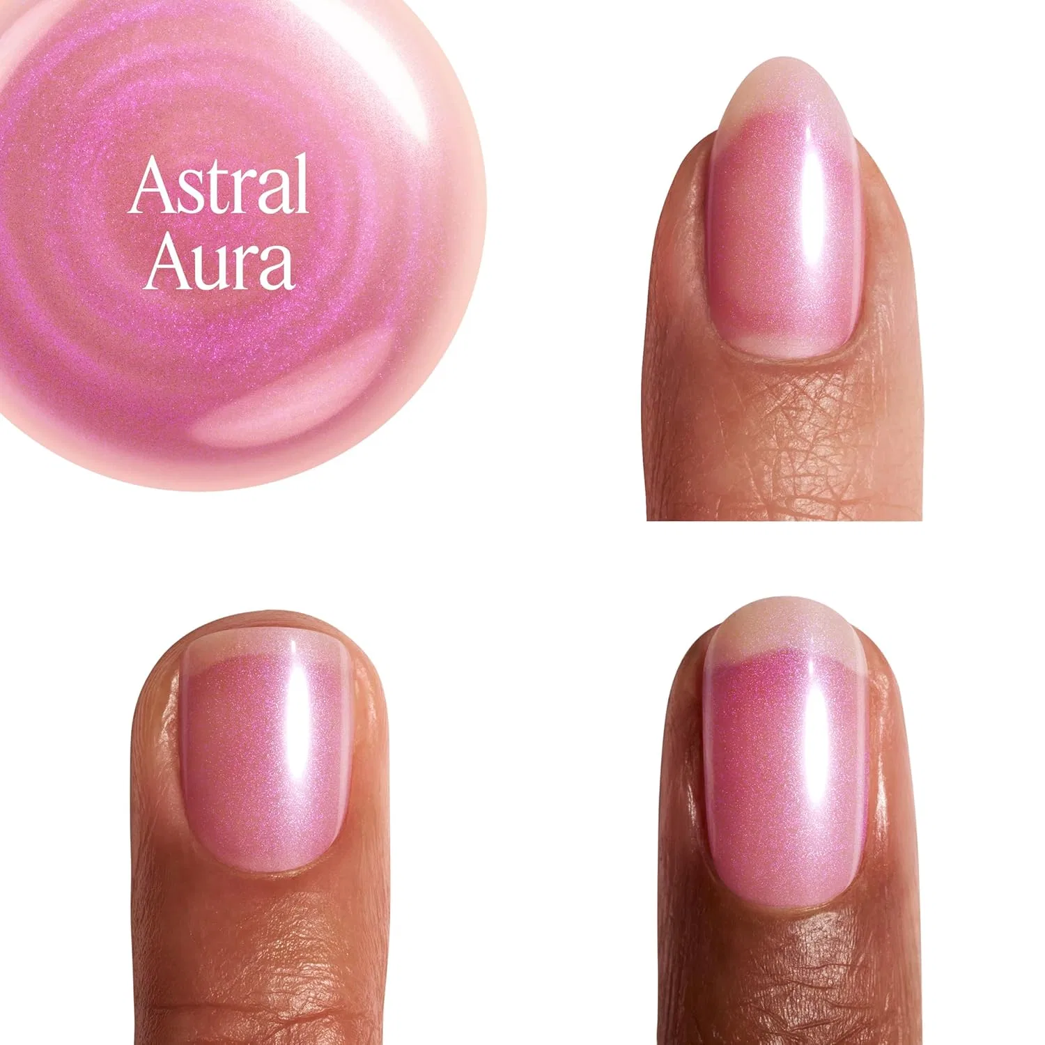 Лак для ногтей Essie Special Effects №20 Astral Aura с пиксельными бусинами Essie, Rose — фото 4