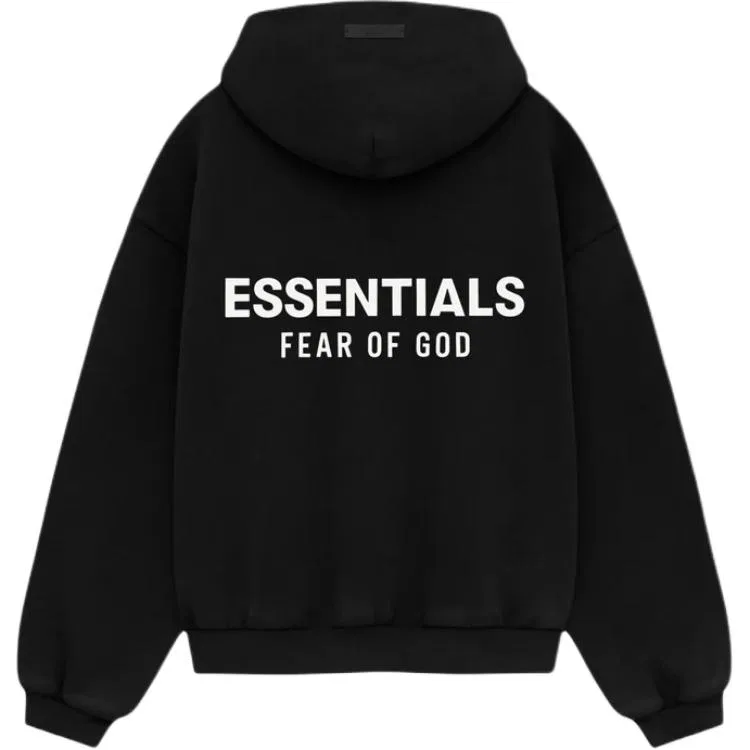 Детский свитшот Fear Of God Essentials, Meteorite Black/BLACK — фото 3