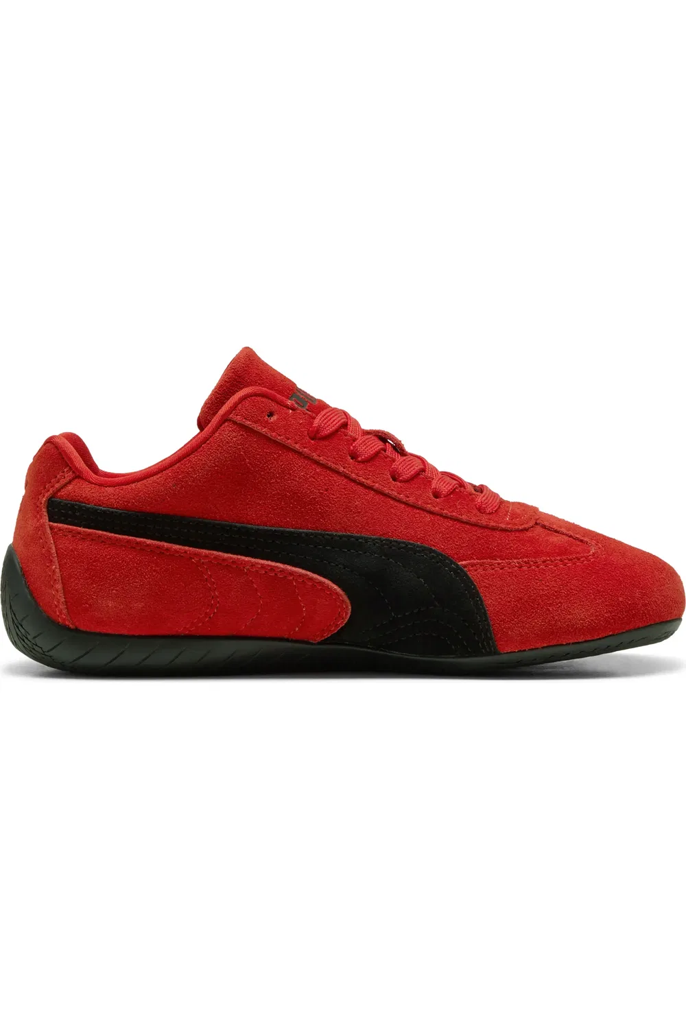 Детские кеды на шнуровке с низким профилем Speedcat OG PUMA, For All Time Red/Puma Black — фото 3
