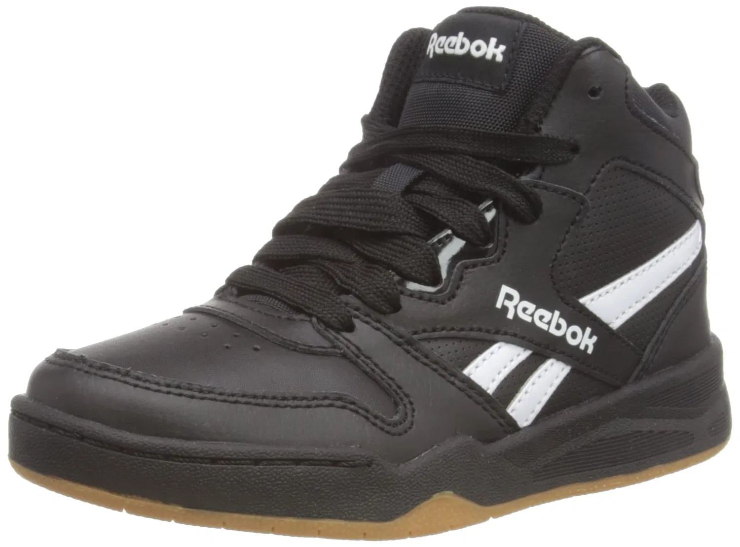 Детские кроссовки для мальчиков с высоким верхом Bb4500 Court Reebok, Core Black Core Ftwr White