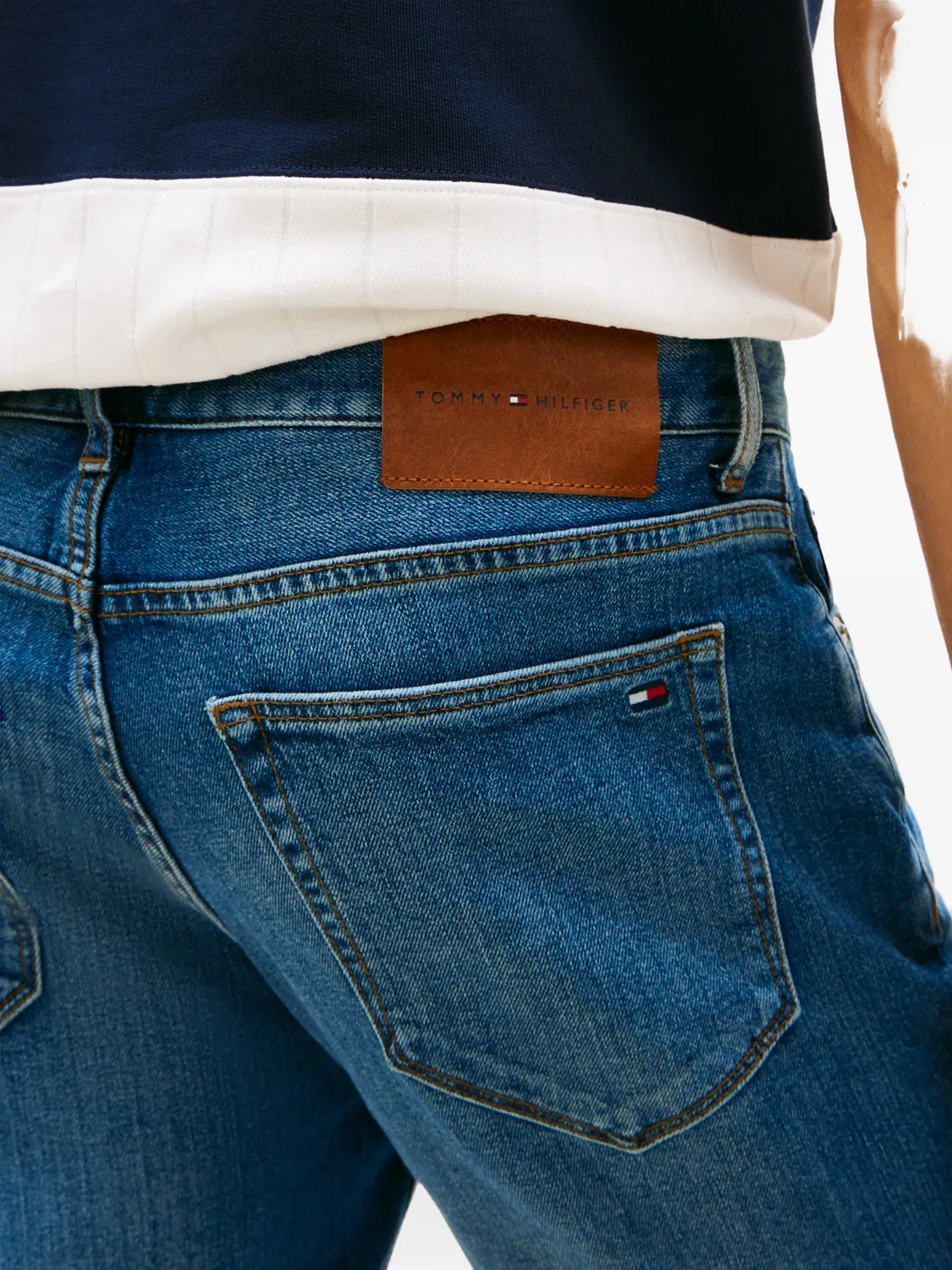Джинсовые шорты Denton Синие Tommy Hilfiger, синий — фото 2