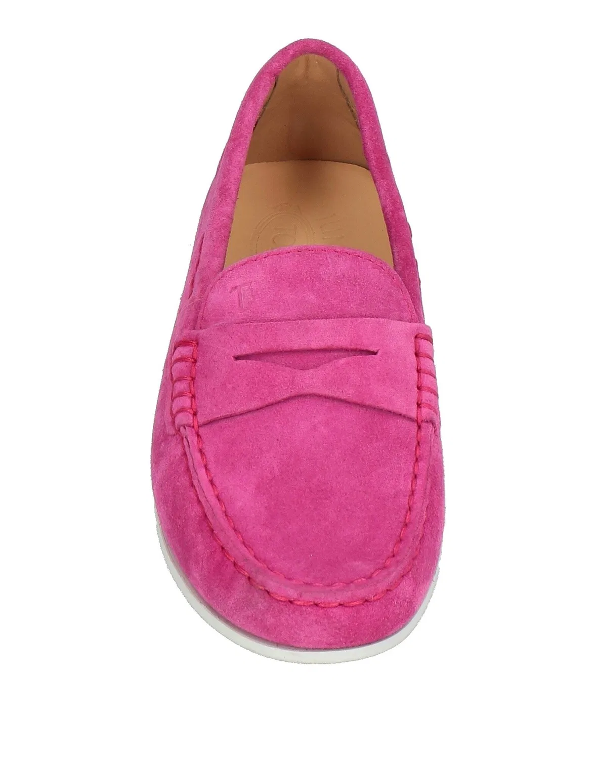 Детские лоферы для мальчиков из замши Tod'S, фуксия — фото 4
