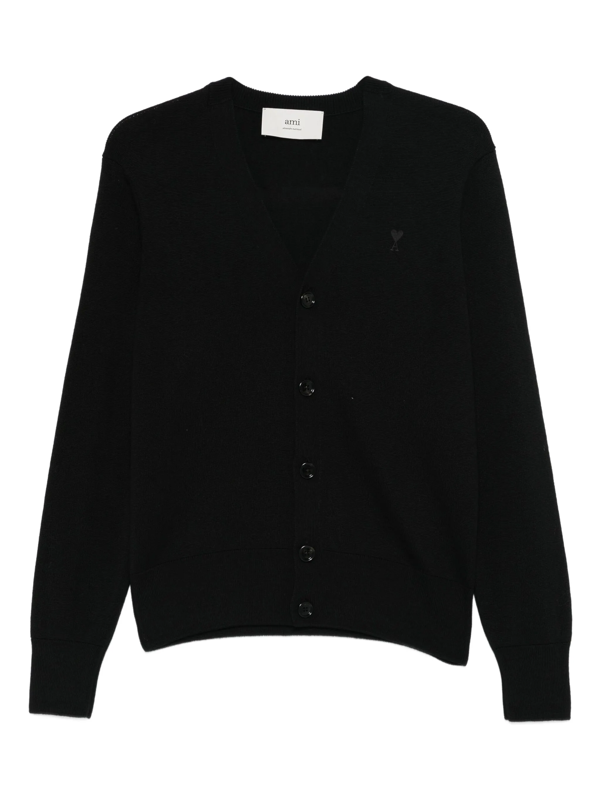 

Кардиган с застежкой на пуговицы Ami Paris, черный